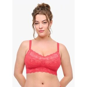 Cosabella Never Say Never Curvy Sweetie Bralette Pink Quartz Lace NEVER1310 L